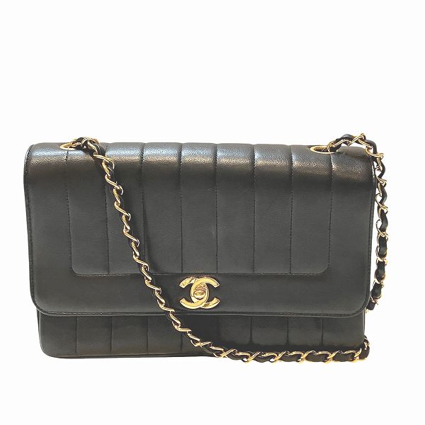 シャネル CHANEL マドモアゼル チェーン ラムスキン バッグ ショルダーバッグ レディース【中古】