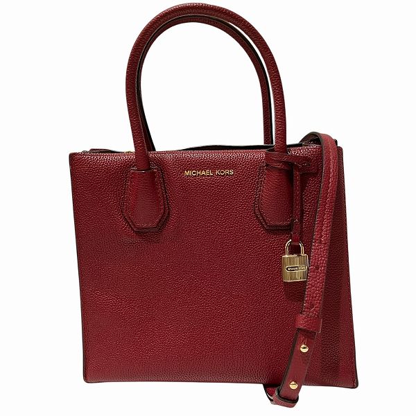 MICHAEL KORS レッド ハンドバッグ Michael Kors レザーショルダー