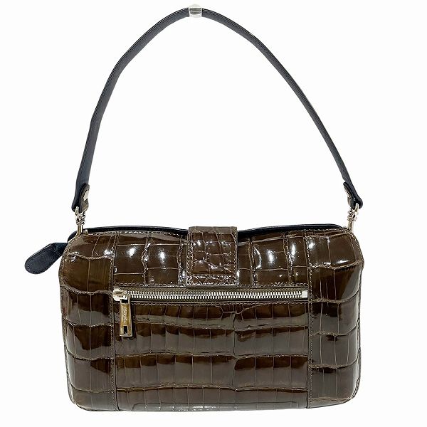 ペレリールッソ クロコダイル 2way バッグ ハンドバッグ ショルダー