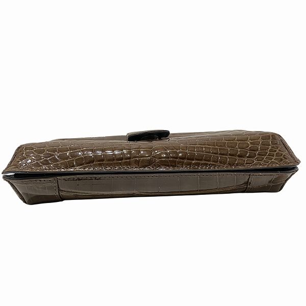 ペレリールッソ クロコダイル 2way バッグ ハンドバッグ ショルダーバッグ レディース【中古】 ペレリールッソ クロコダイル 2way バッグ ハンドバッグ ショルダー