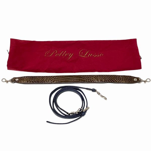 ペレリールッソ クロコダイル 2way バッグ ハンドバッグ ショルダー