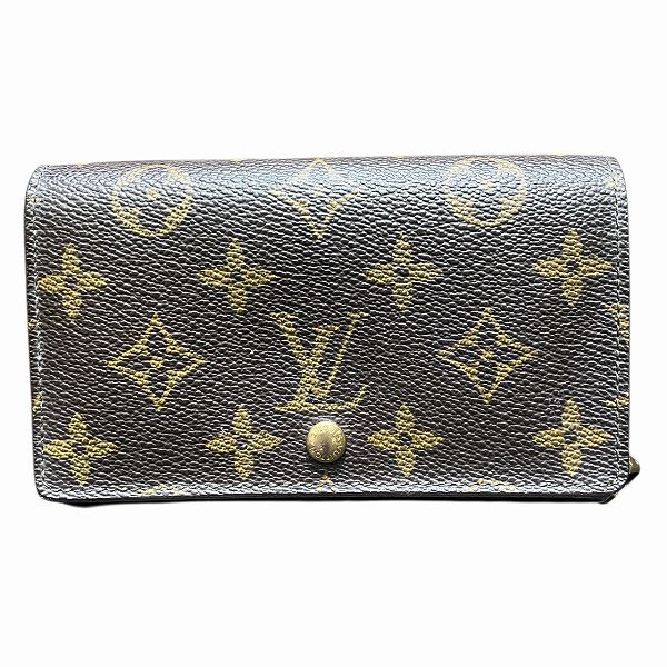 ルイヴィトン Louis Vuitton モノグラム ポルトモネビエ トレゾール M61730 L字ファスナー 財布 2つ折り財布 ユニセックス【中古】