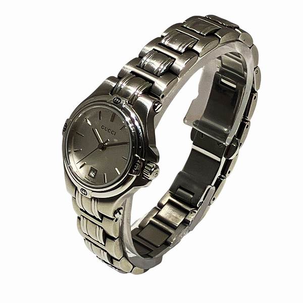 1円スタート】【箱付き】GUCCI グッチ 9040L SS シルバー文字盤