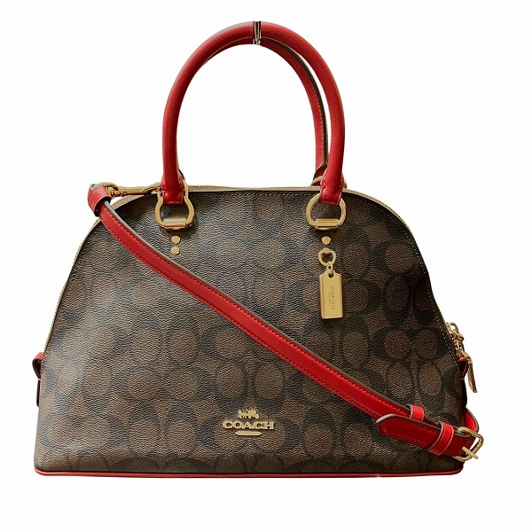 コーチ COACH シグネチャー ケイティ サッチェル 2558 バッグ ハンドバッグ ショルダーバッグ レディース【中古】