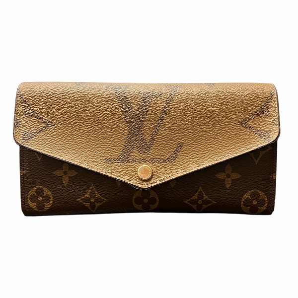 ルイヴィトン Louis Vuitton モノグラムジャイアント ポルトフォイユサラ M80726 長財布 2つ折り財布 ユニセックス【中古】