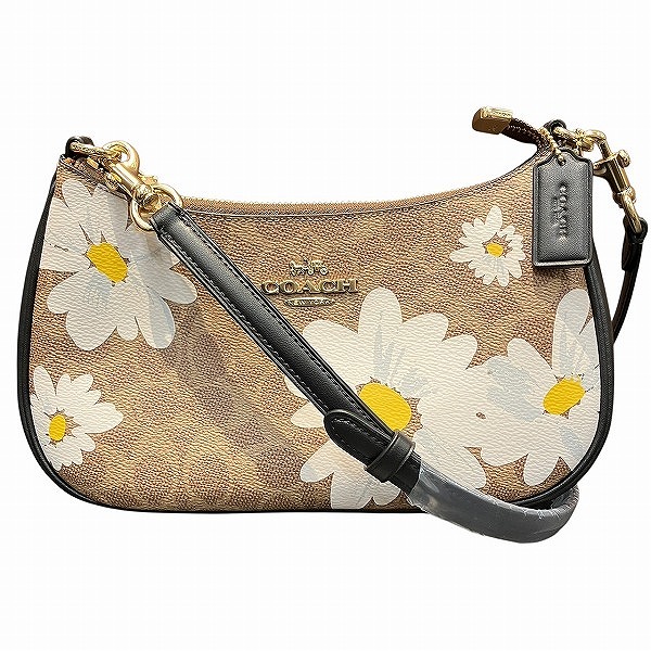コーチ COACH フローラルプリント シグネチャー CZ586 バッグ ショルダーバッグ レディース【中古】