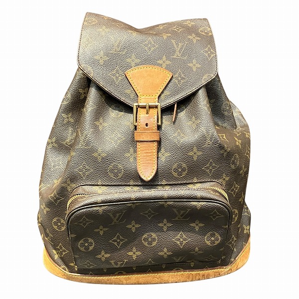 ルイヴィトン Louis Vuitton モノグラム モンスリ GM M51135 バッグ リュック レディース【中古】