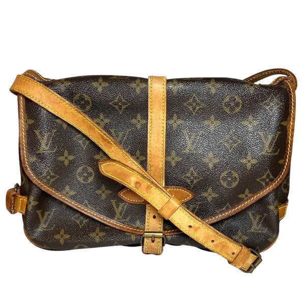 ルイヴィトン Louis Vuitton モノグラム ソミュール30 M42256 USA製 バッグ ショルダーバッグ レディース【中古】