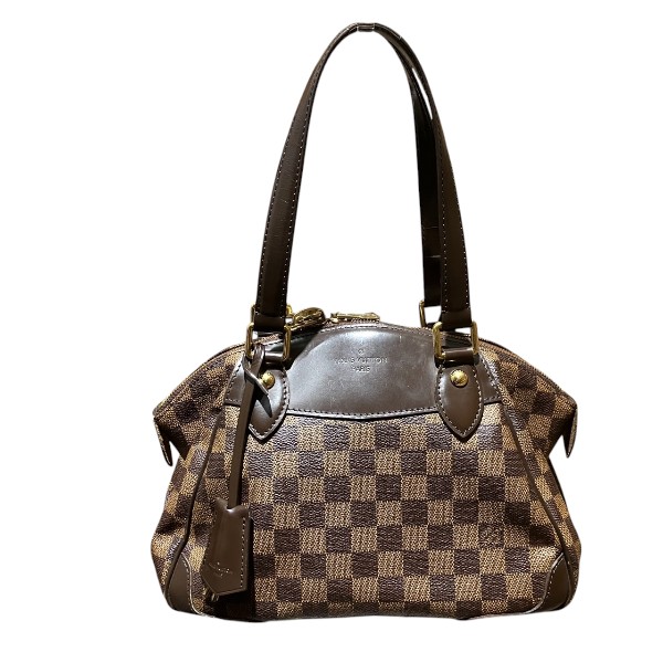 LOUIS VUITTON ルイ・ヴィトン  キーホルダー レザー エナメル ブラウン系 【中古】 レディース LOUIS VUITTON ルイ・ヴィトン キーホルダー レザー エナメル ブラウン