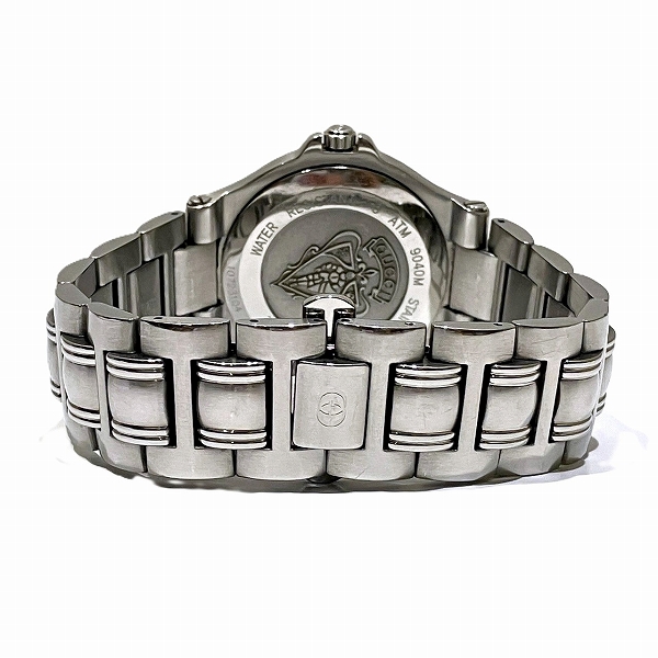 グッチ GUCCI 9040M ブラック文字盤 クォーツ 時計 腕時計 メンズ【中古】