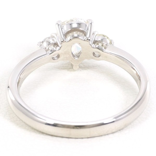 PT900 プラチナ リング 指輪 13号 ダイヤ 0.78 SI2 0.17 鑑定書 総重量