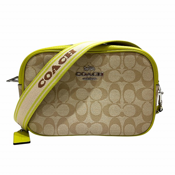 コーチ COACH シグネチャー ジェイミー カメラバッグ CJ582 斜め掛け バッグ ショルダーバッグ レディース【中古】