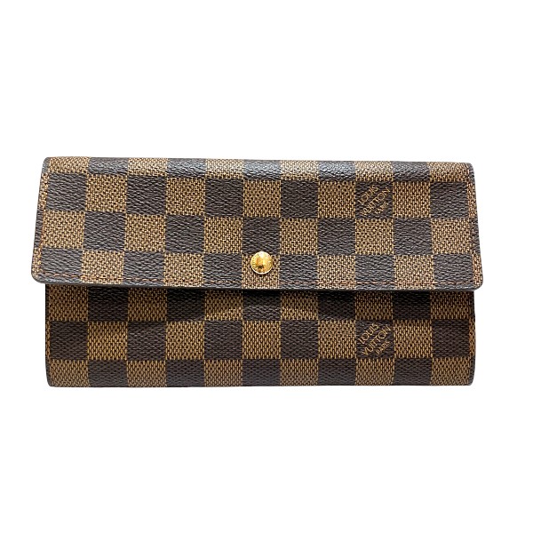 ルイヴィトン Louis Vuitton ダミエ ポルトフォイユサラ N61724 長財布 ユニセックス【中古】