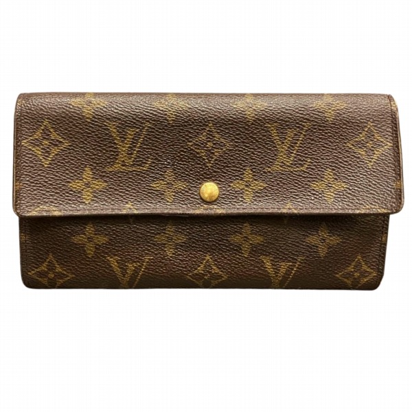 ルイヴィトン Louis Vuitton モノグラム ポシェット ポルトモネ クレディ M61725 長財布 ユニセックス【中古】