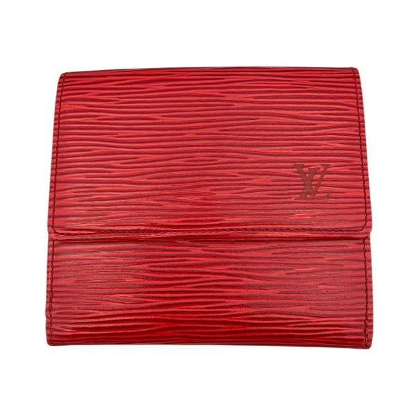 ルイヴィトン Louis Vuitton エピ ポルト モネビエ カルト クレディ M63487 2つ折り財布 レディース【中古】