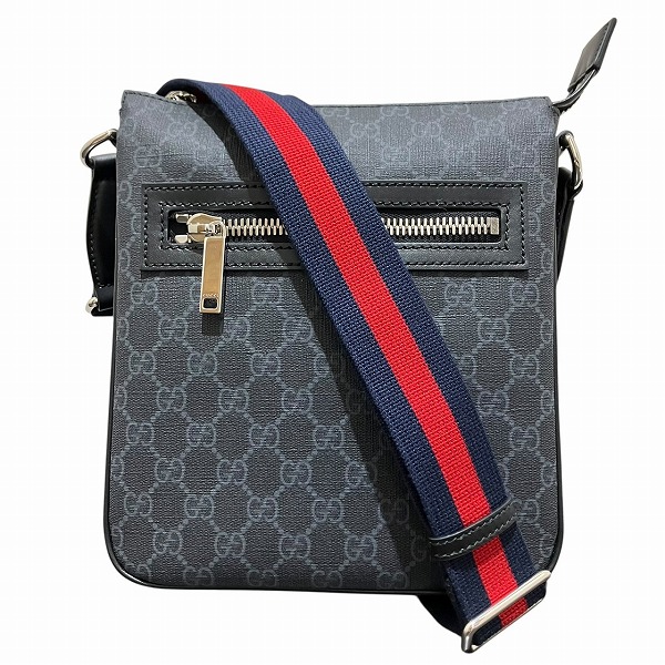 グッチ GUCCI GGスプリーム スモールメッセンジャーバッグ 792082 バッグ ショルダーバッグ メンズ【中古】