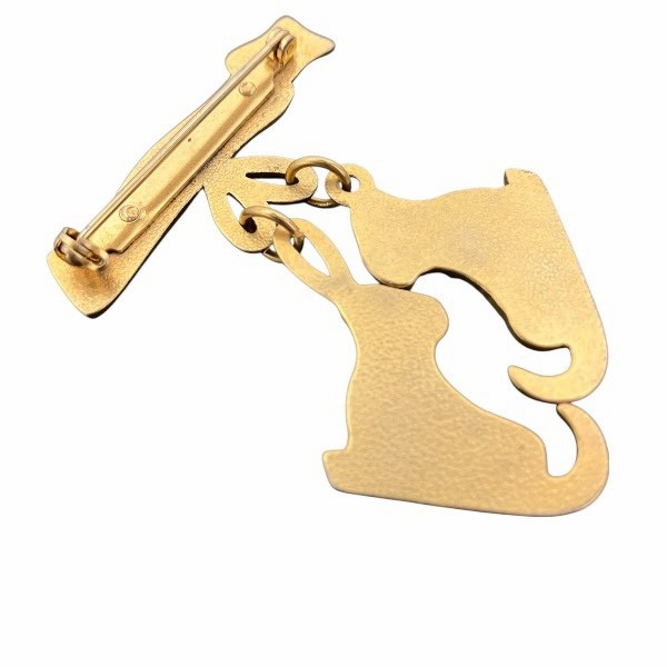 エルメス Hermes スケートシューズモチーフ ブローチ ブランド小物