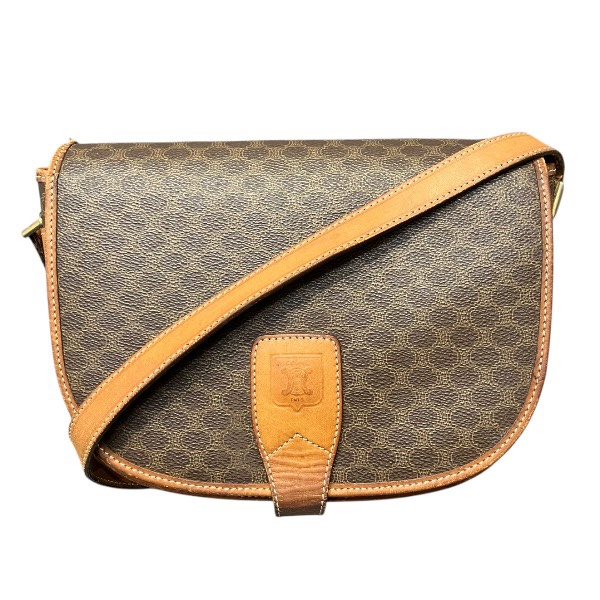 セリーヌ CELINE マカダム柄 M11 ヴィンテージ バッグ ショルダーバッグ レディース【中古】