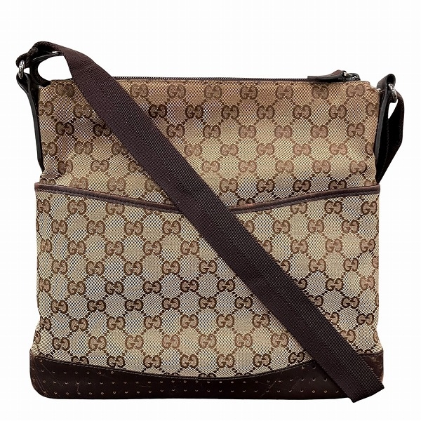 グッチ GUCCI GGキャンバス 145857 バッグ ショルダーバッグ レディース【中古】