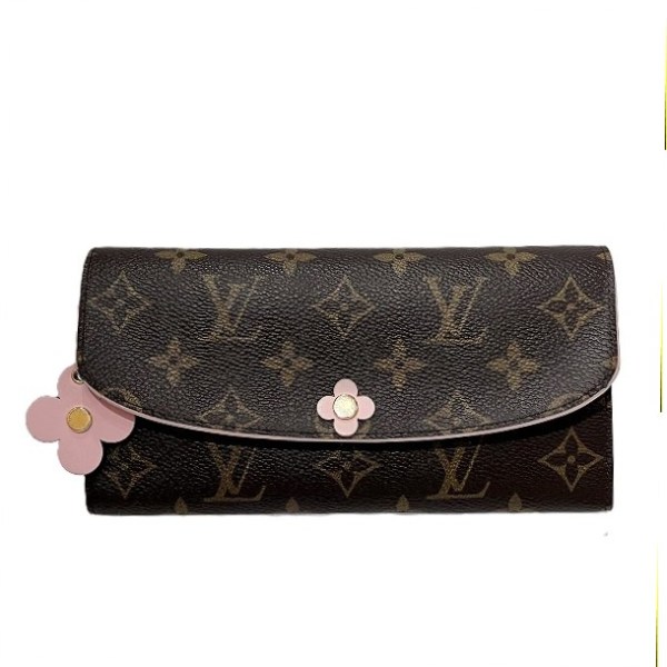 ルイヴィトン Louis Vuitton モノグラム ポルトフォイユ・エミリー M68313 長財布 レディース【中古】