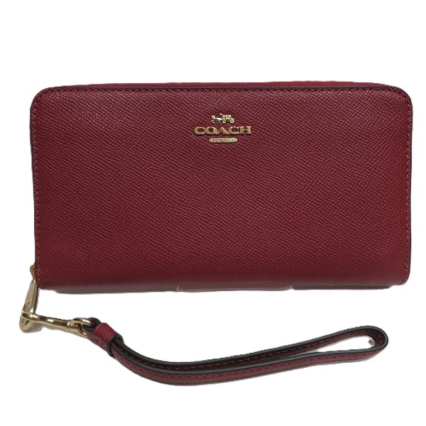 コーチ COACH C3441 ロングジップウォレット 長財布 レディース【中古】