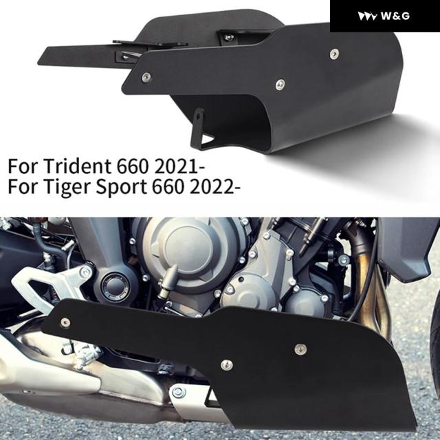 TIGER SPORT 660 2022- TRIDENT 660 2021- アクセサリー エンジン シャーシガード カバー スキッドプレート バッシュ フレーム プロテクター