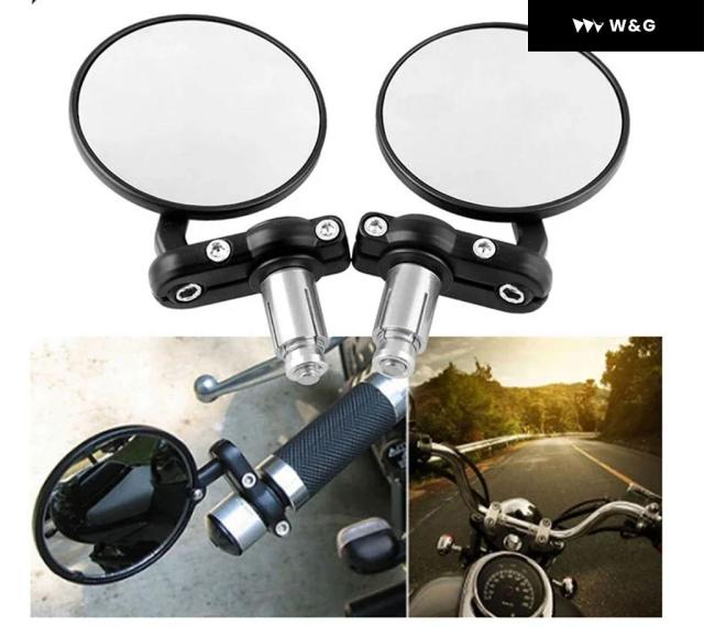 バイク用ミラー ブラック 2個セット ホンダ フュージョン純正 バイク