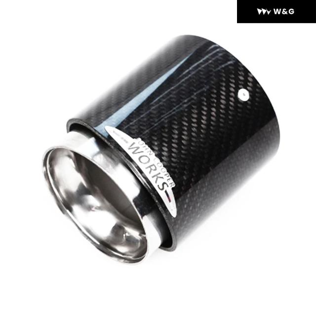 カーボン 車用マフラー マフラーチップカバー ミニクーパー アクセサリー R55 R56 F54 F55 F56 F57 R60 R61 F60 R57 R58 R59