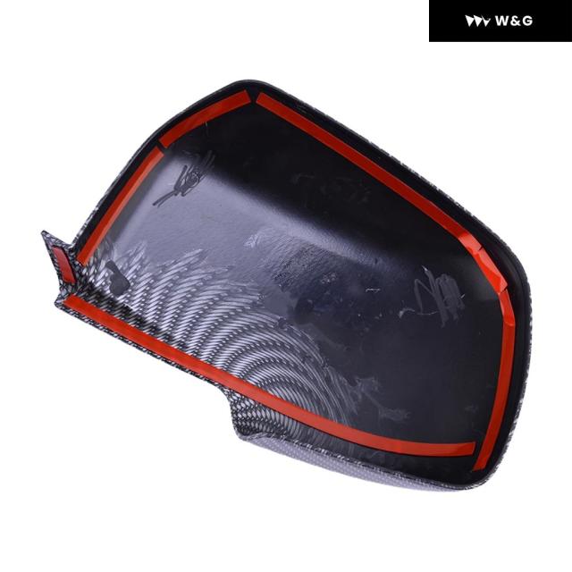 カーボンファイバーミラーカバーアドオン互換ダッジチャレンジャー