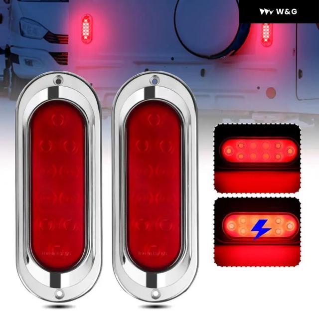 LED テールランプ12 左右 2個 計40連 12V 汎用 車検対応 船舶 レッド テールライト 2個セット 傷あり LED テールランプ (12) 左右 20