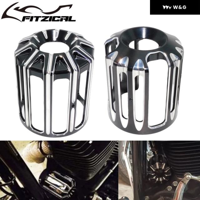 ハーレー アルミビレット オイルフィルターカバー シルバー ツーリング ダイナ ソフテイル スポーツスター FL FATBOY 833 ドレスアップ バイク部品 オートバイのオイルフィルターカバーマシンオイルグリッド