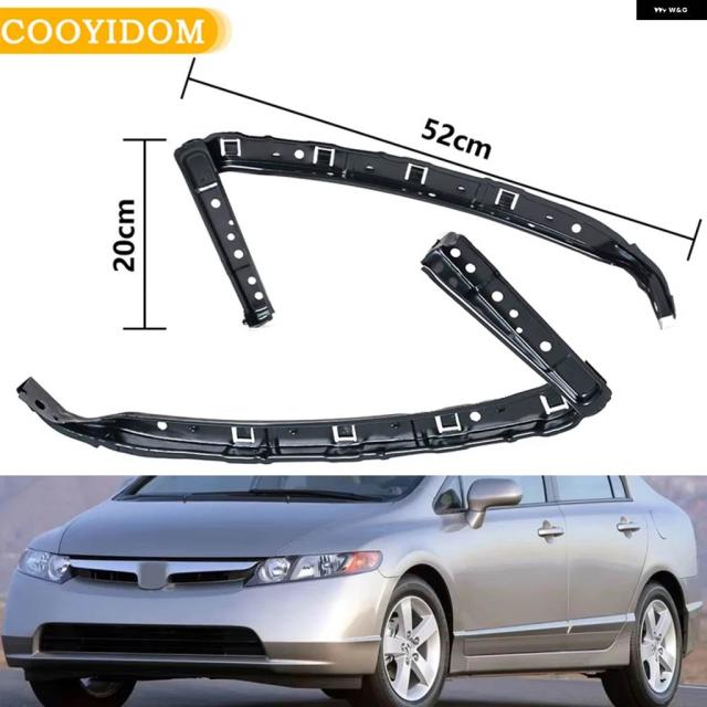 車用フロントアッパー ヘッドライト カバー ストリップ ホンダ シビック セダン 2006 - 09 2011 2011 ヘッドライト シール トリム