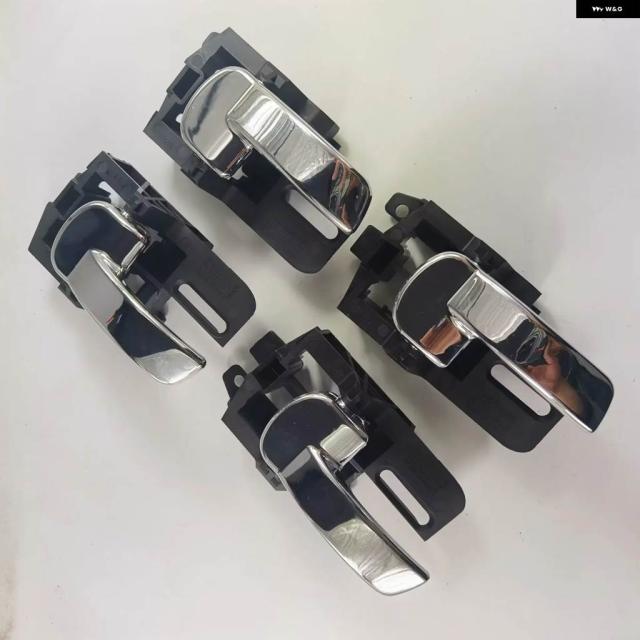 4X ドアハンドル インテリア インナークローム左右 日産 キャシュカイJ10 2007 - 10 2011 2012 2013 80670JD00E 80671JD00E