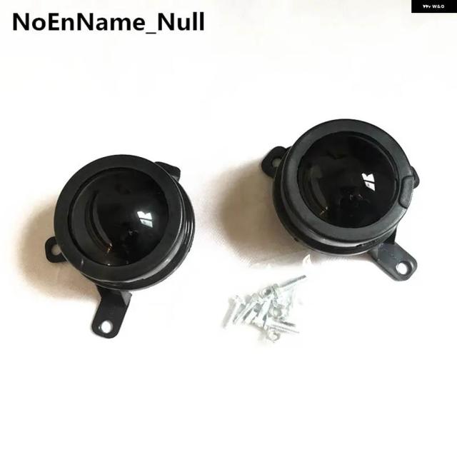 1ペア オートフロント バンパー フォグランプ 装飾 ACC プローブ アウディ A6 A6L C7 2012-2015 カーアクセサリー