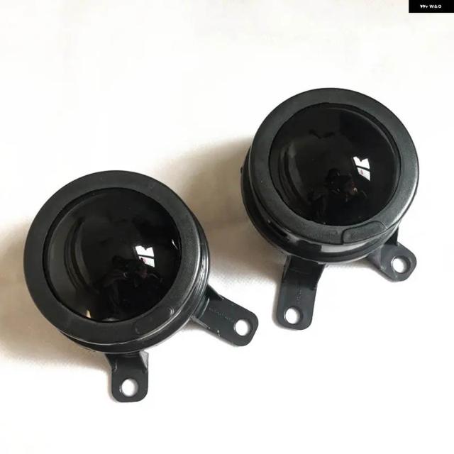1ペア オートフロント バンパー フォグランプ 装飾 ACC プローブ アウディ A6 A6L C7 2012-2015 カーアクセサリー_1