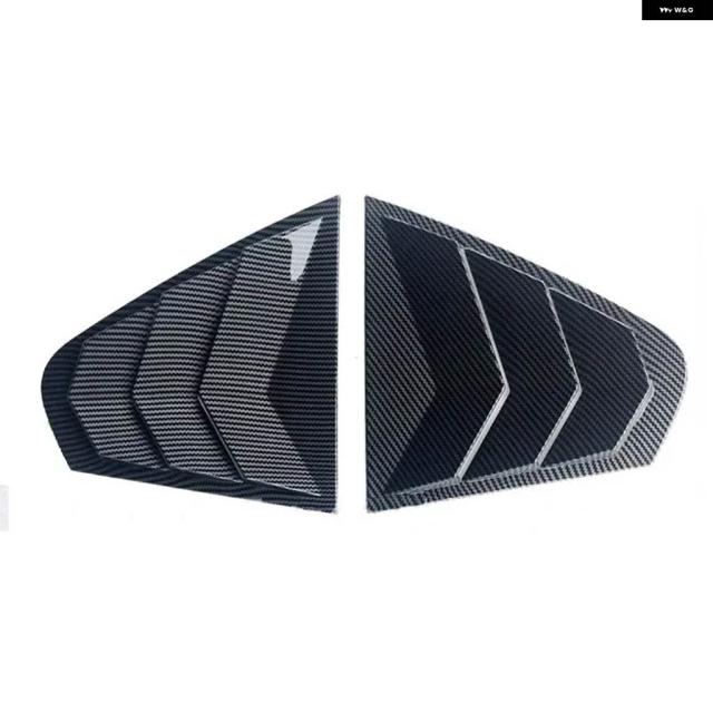 フォルクスワーゲン ジェッタ MK6 2012 - 18 車用 リアウィンドウ ルーバー シャッター カバー サイドベント ブラインド トリム ステッカー
