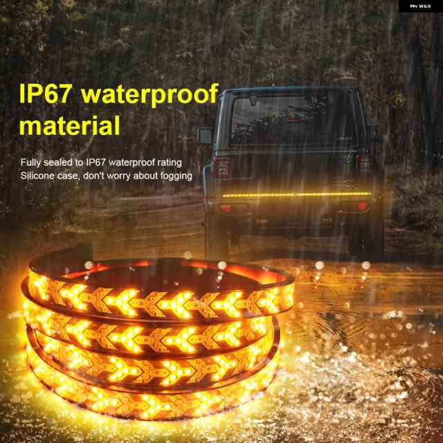 OPRAH 12 24V LED トラック 車 テールゲート ライト ストリップ バー リバース ターン シグナル ハザード パーク リア テール ライト ピックアップ ジープ SUV_4