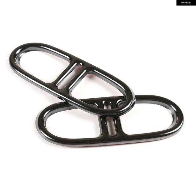 2PCS ステンレス  テールマフラー出力カバー テール テール トリム メルセデス ベンツ GLA クラス X156 H247 2014-2018 2020-2022_4