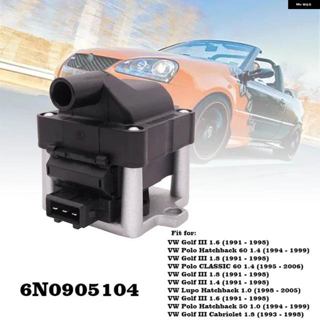 VW ゴルフ パサート フォックス アウディ 80 90 1.8L 2.0L 2.5L 2.8 イグニッション コイル 6N0905104 867905352 867905104 122702203 6NO905104