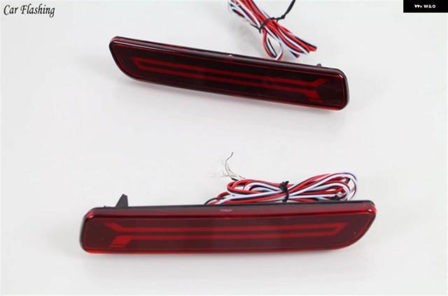 車用点滅2個 車用LEDリア バンパー ランプ ブレーキライト リフレクター テールランプ スズキ エルティガ シアズ ビターラ スプラッシュ S-クロス SX4 LED_2