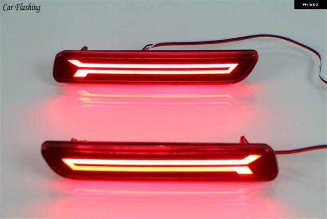 車用点滅2個 車用LEDリア バンパー ランプ ブレーキライト リフレクター テールランプ スズキ エルティガ シアズ ビターラ スプラッシュ S-クロス SX4 LED_3