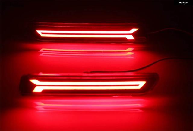 車用点滅2個 車用LEDリア バンパー ランプ ブレーキライト リフレクター テールランプ スズキ エルティガ シアズ ビターラ スプラッシュ S-クロス SX4 LED_4