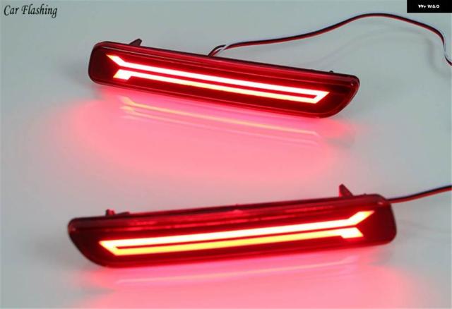 車用点滅2個 車用LEDリア バンパー ランプ ブレーキライト リフレクター テールランプ スズキ エルティガ シアズ ビターラ スプラッシュ S-クロス SX4 LED_5