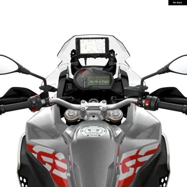 BMW F850GS F850GS F850GS 850 850GS アドベンチャー ADV モト フロントガラス スタンド ホルダー 携帯電話 GPS ナビゲーションプレート ブラケット_1