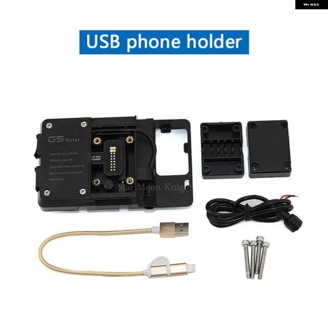 BMW F850GS F850GS F850GS 850 850GS アドベンチャー ADV モト フロントガラス スタンド ホルダー 携帯電話 GPS ナビゲーションプレート ブラケット_11