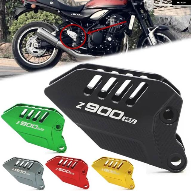 カワサキ Z900RS Z900 RS 2017 - 20 バイク フットペグ フットレスト リアセット ヒールプレートガード プロテクター アクセサリー