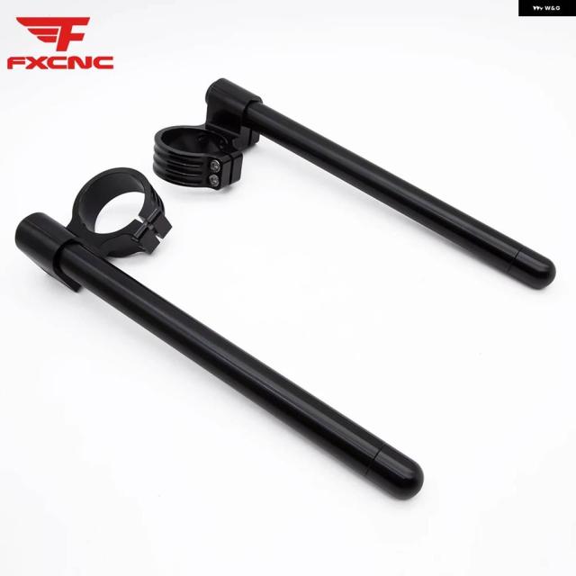 汎用 7/8インチ22MM ハンドルバー ライザー CNC オートバイ ハンドルバー クリップオン フォーク 50MM ハンドルバー クリップオン