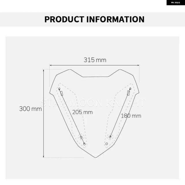 ヤマハ XMAX300 XMAX X MAX 2023-2024 - バイク スポーツ用バイザー フロントガラス ディフレクター スクリーン_5