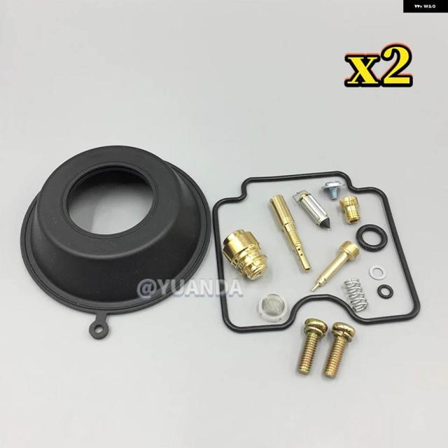 スズキ XF650U XF650 XF 650U 650 U 1997-2002年型 キャブレター リペアキット ラバーダイアフラム装備_1