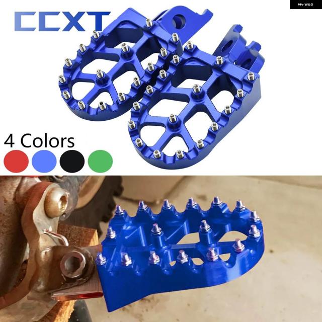 ホンダ CRF 150R 250R 250X 450R 450X 250RX 450RX 450L 2002-2021用 オートバイ フットレスト フットペグ ペダル カワサキ KX250F KX450F用